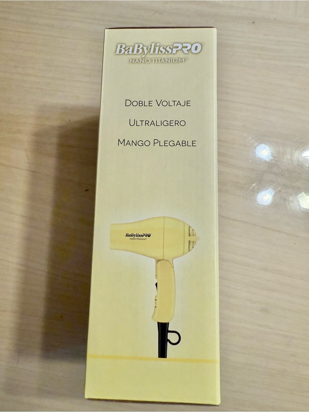 BaBylissPRO Lemon Meringue Limited Edition Travel Hair Dryer - Yellow - Picture 3 of 9